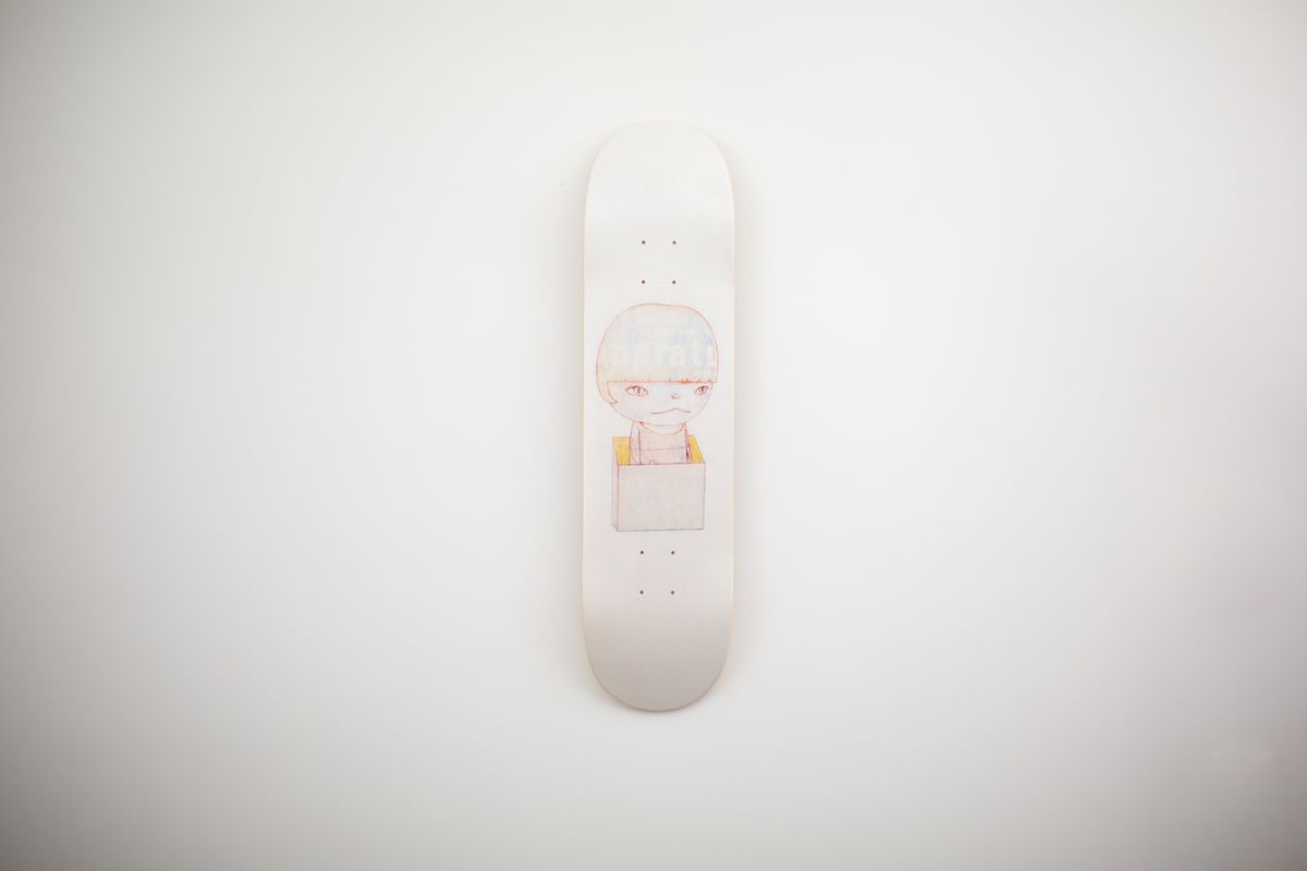スケートボード Yoshitomo Nara skate deck Yoshitomo Nara | Untitled (Schrödinger) Skateboard Deck