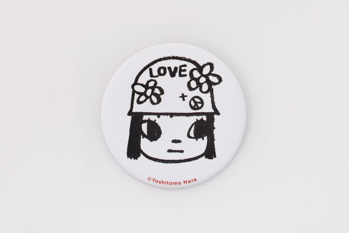 Love & Peace チャリティ缶バッジ | YOSHITOMO NARA The Works