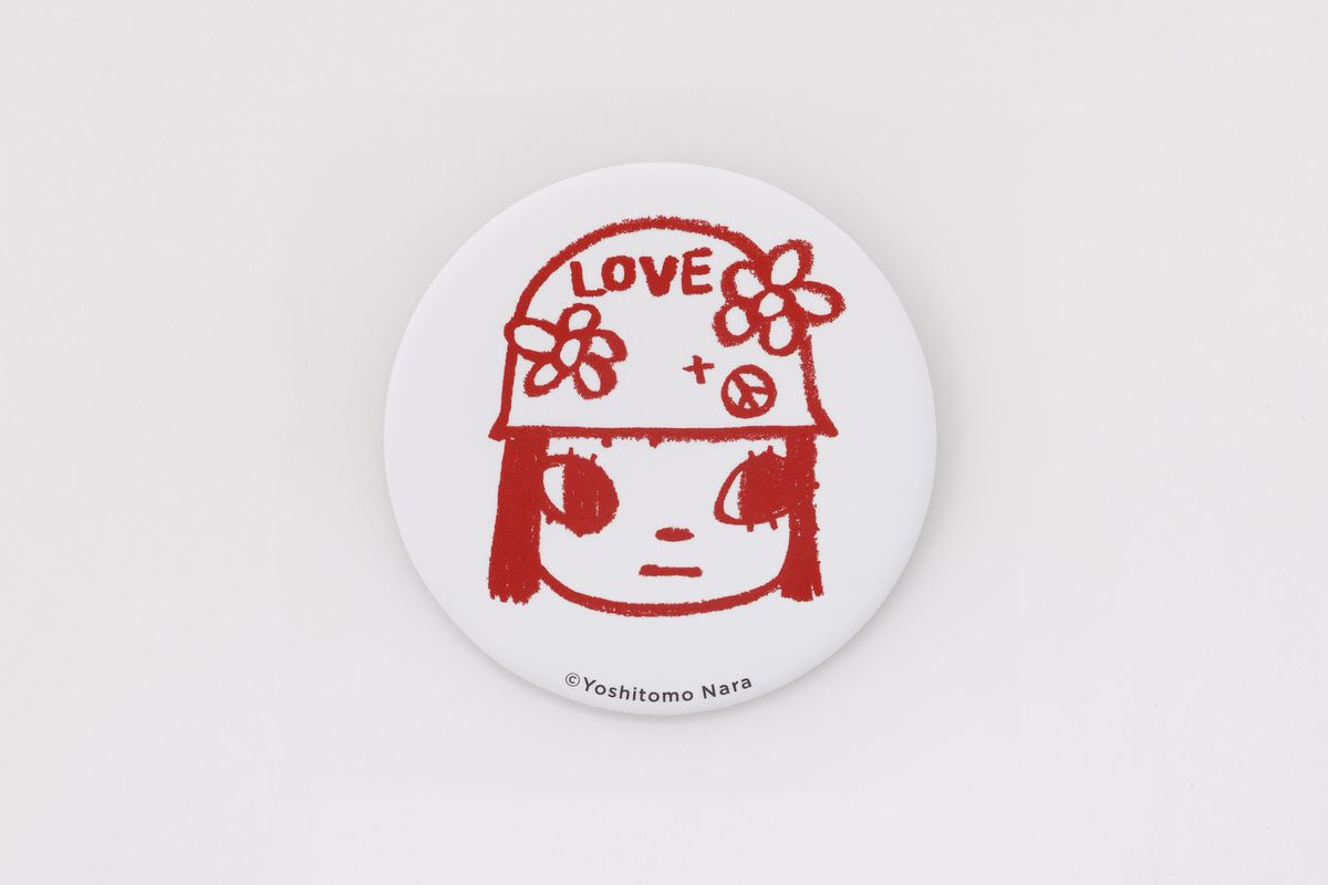 Love & Peace チャリティ缶バッジ | YOSHITOMO NARA The Works