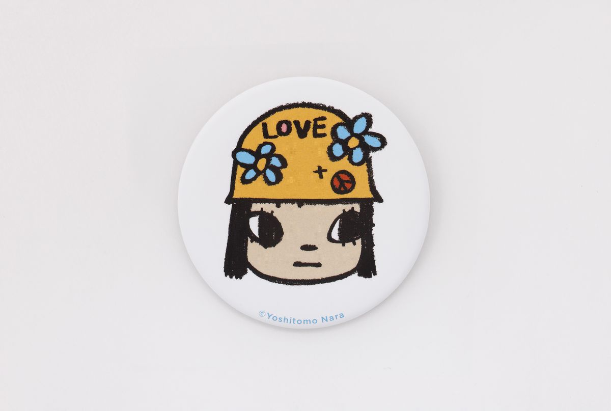 Love & Peace チャリティ缶バッジ | YOSHITOMO NARA The Works
