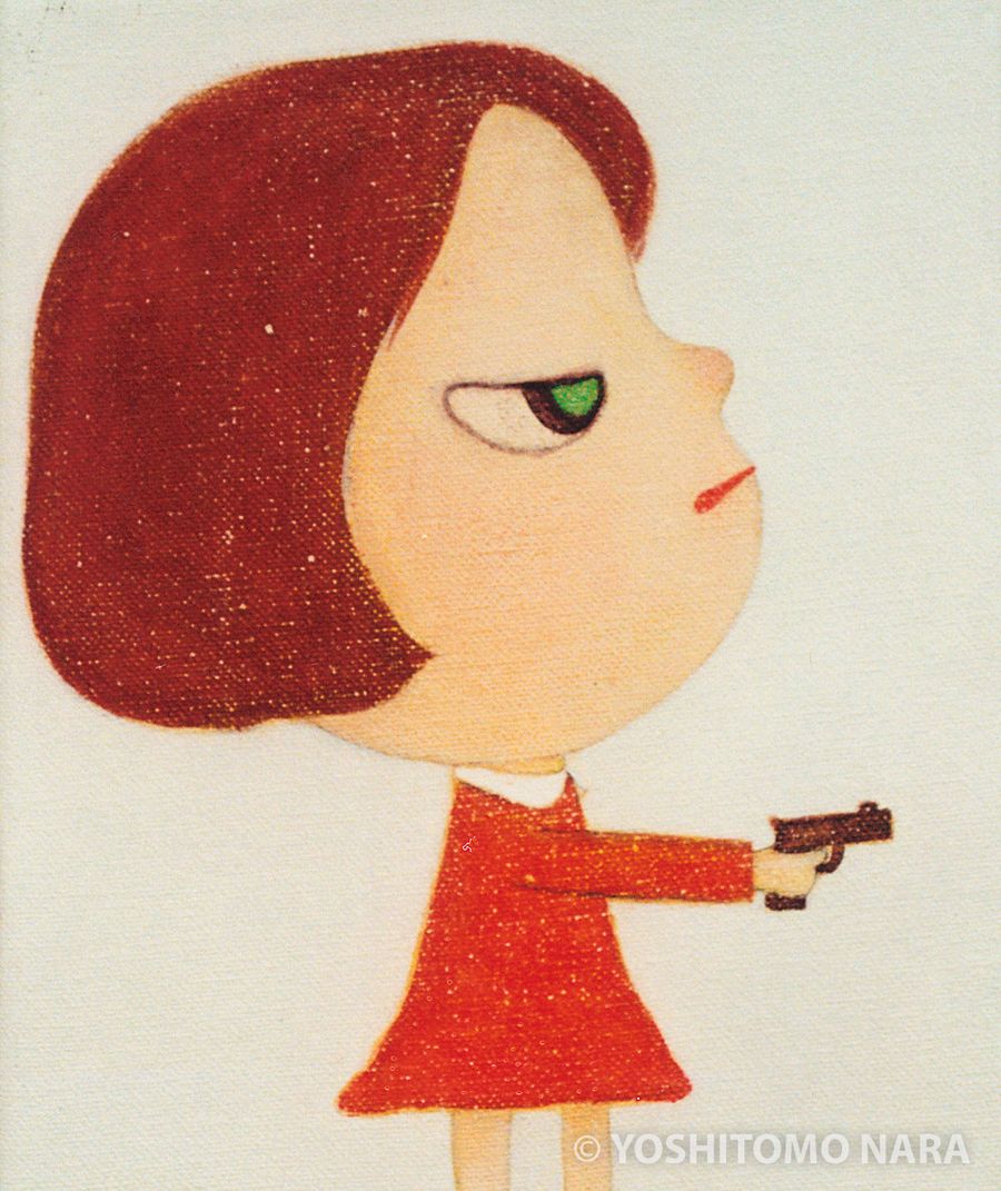 No.YNF2424 - ピストル 1999 | YOSHITOMO NARA The Works - 奈良美智
