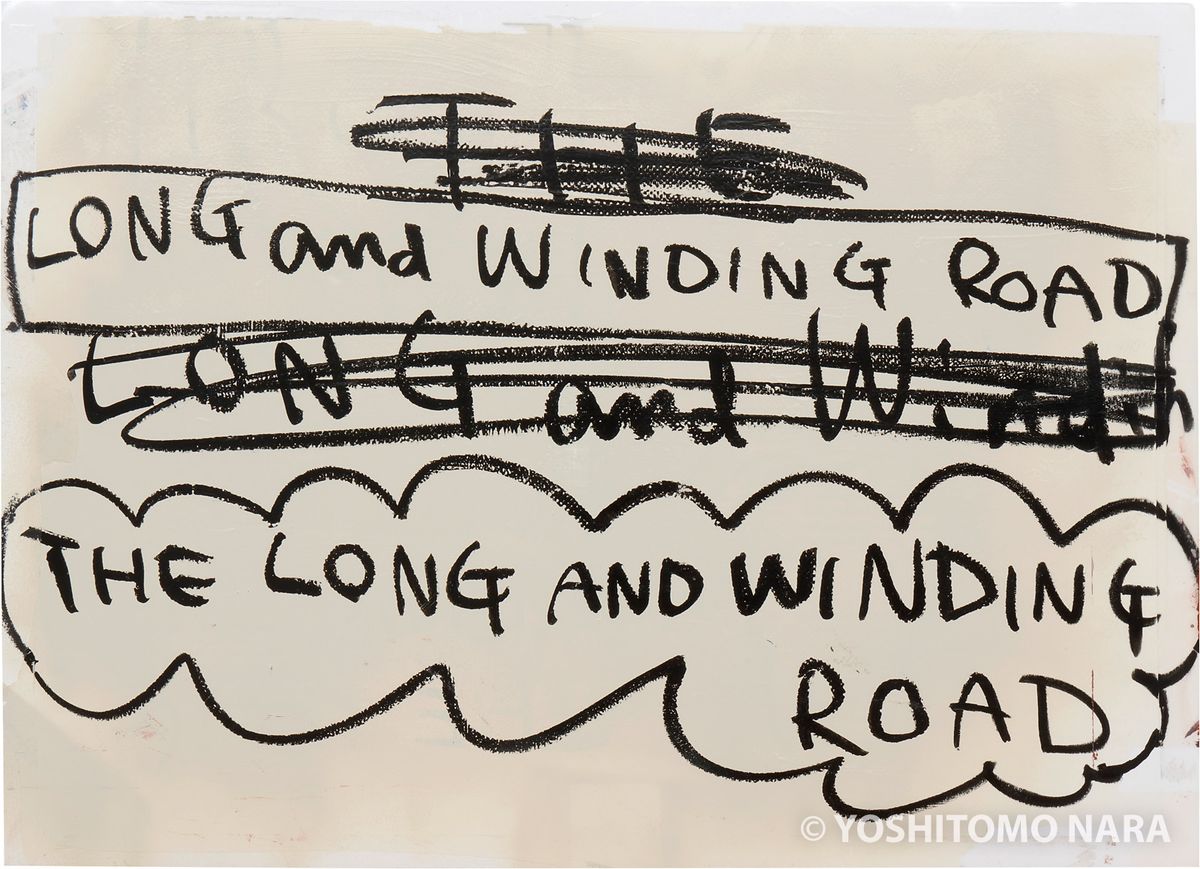 No.YNF7212 - The Long and Winding Road 2022 | YOSHITOMO NARA The