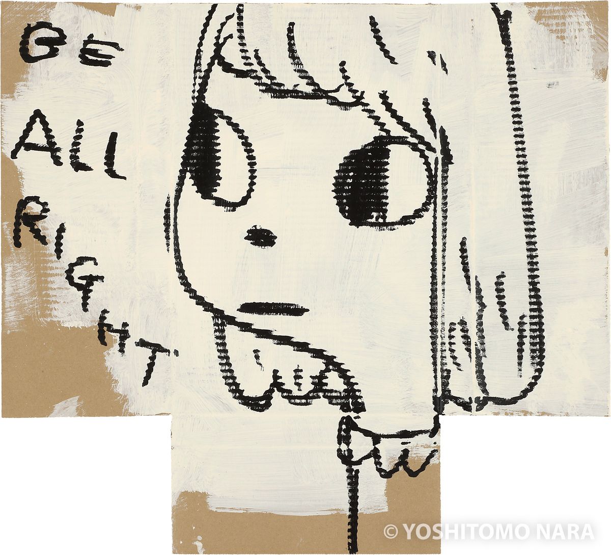 No.YNF7345 - Be All Right 2022 | YOSHITOMO NARA The Works