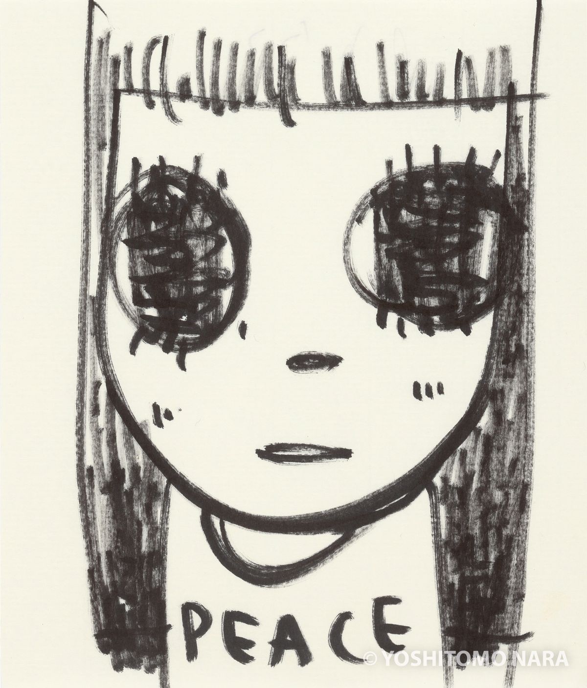 No.YNF7537 - Untitled 2023 | YOSHITOMO NARA The Works - 奈良美智
