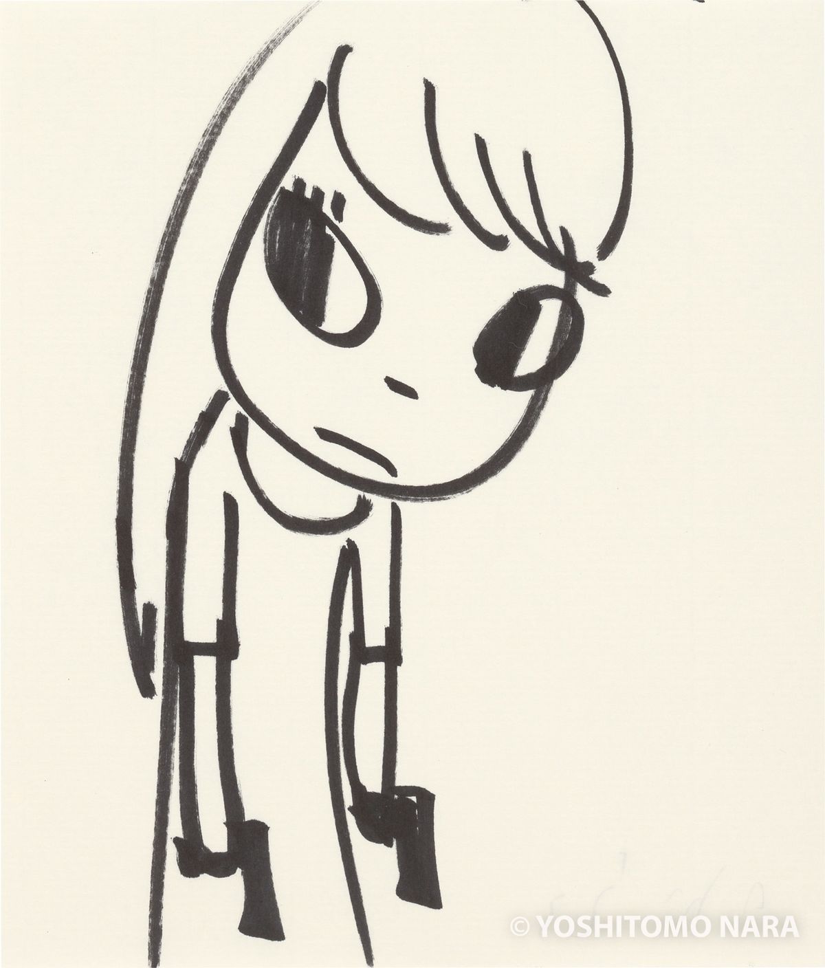 No.YNF7539 - Untitled 2023 | YOSHITOMO NARA The Works - 奈良美智