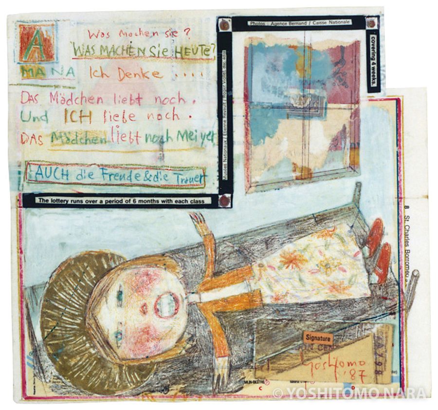 No.YNF109 - Untitled 1987 | YOSHITOMO NARA The Works - 奈良美智