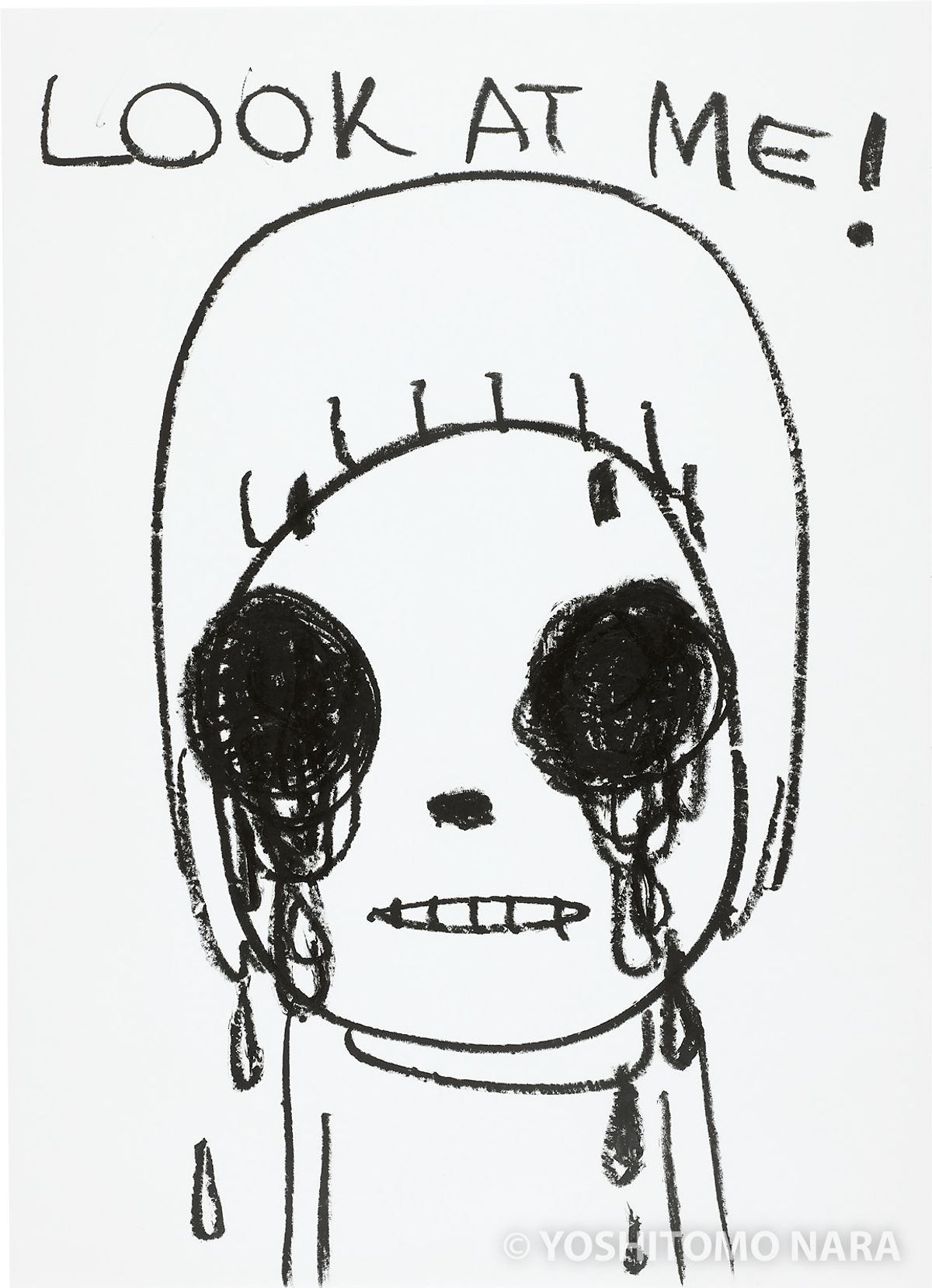 No.YNF7907 - Look at Me 2024 | YOSHITOMO NARA The Works