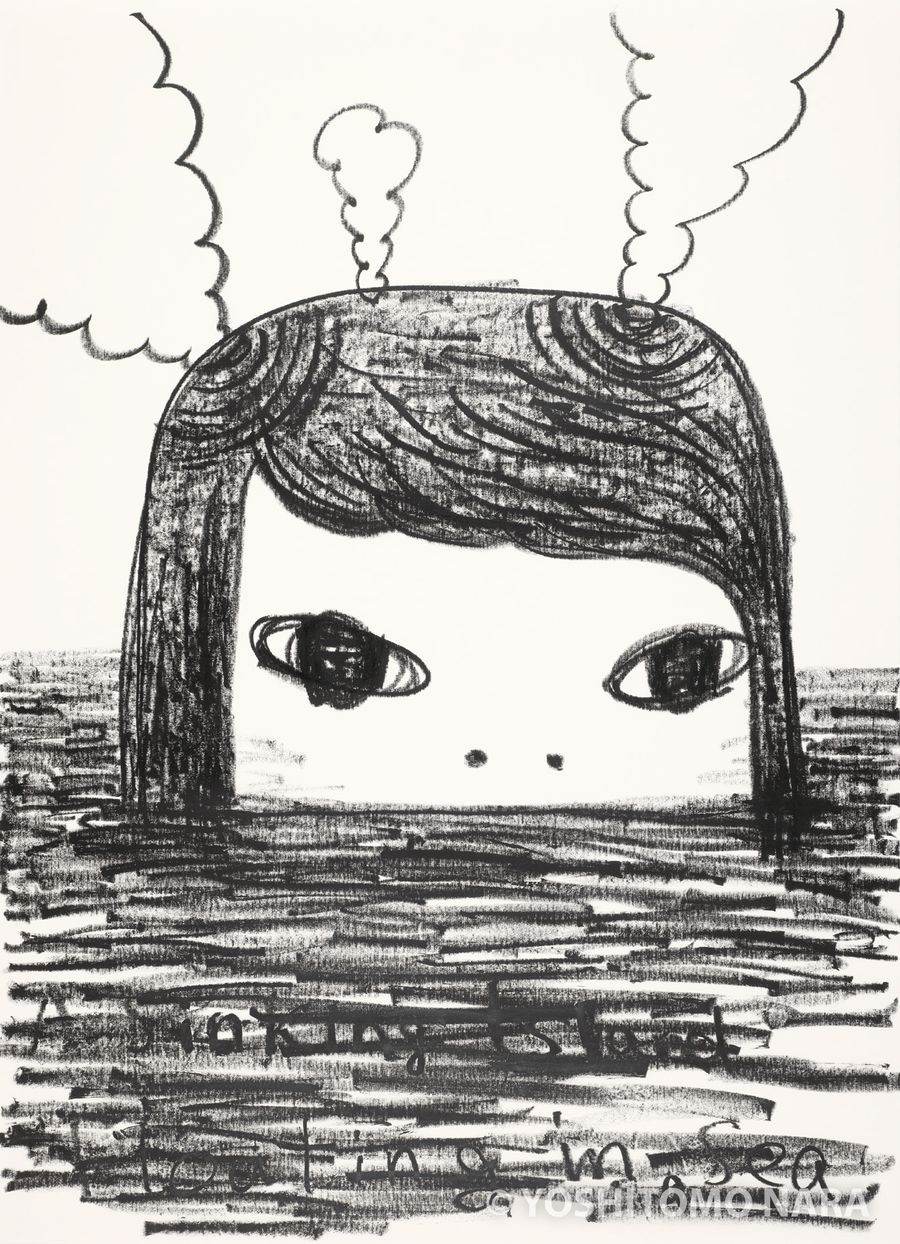 yoshie_uu COTTON/LINEN POPLIN OVERSIZED STAND COLLAR SHIRT(M Black): S