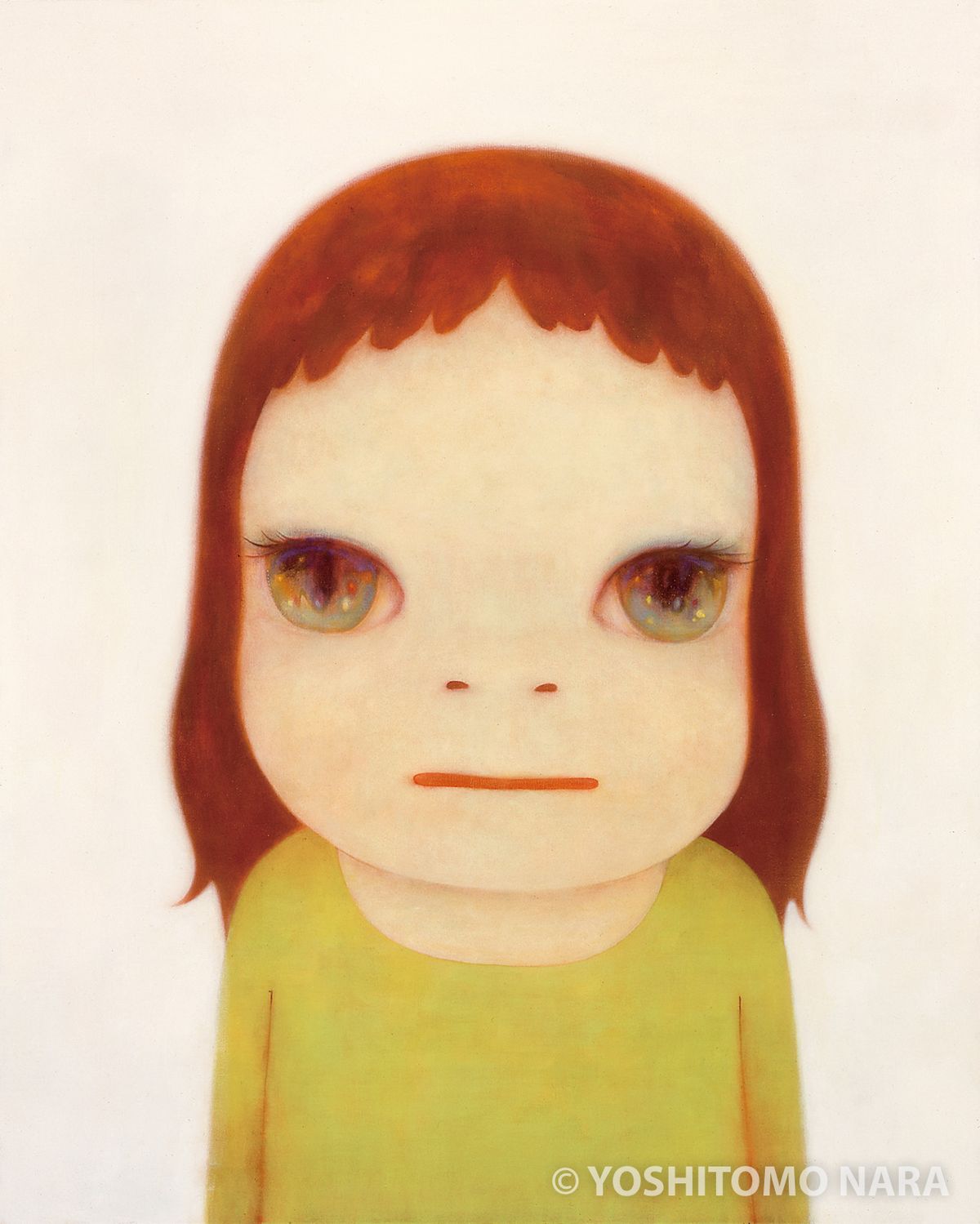 奈良美智　「NOTHING EVER HAPPENS」 エンボス加工のカバーです NOTHING EVER HAPPENS / Images: Yoshitomo Nara | 小宮山書店