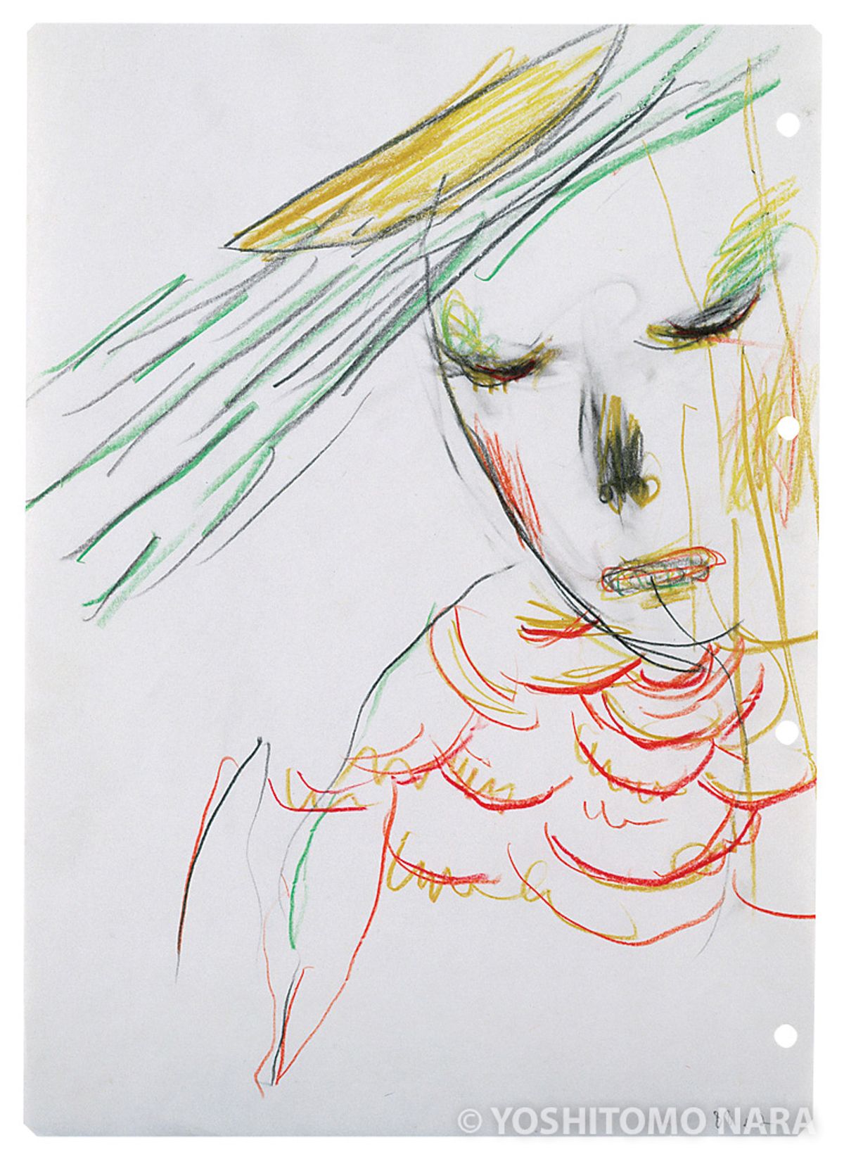 No.YNF166 - Untitled 1988 | YOSHITOMO NARA The Works - 奈良美智