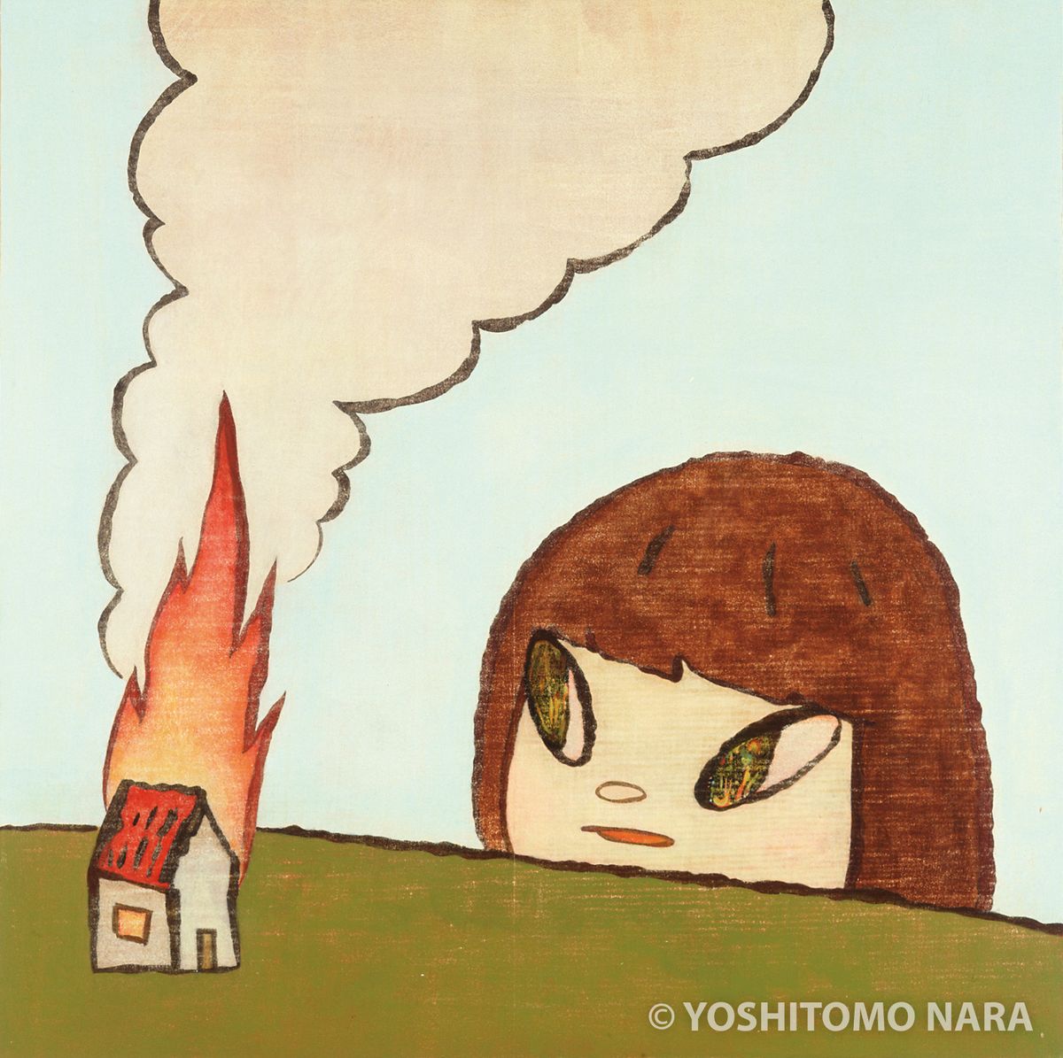 No.YNF5056 - Fire 2009 | YOSHITOMO NARA The Works