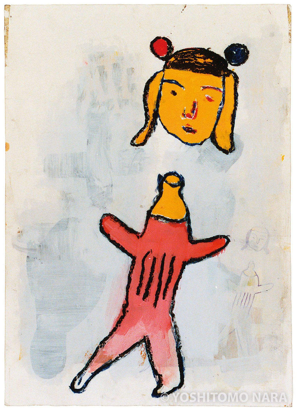 No.YNF484 - Untitled 1990 | YOSHITOMO NARA The Works - 奈良美智