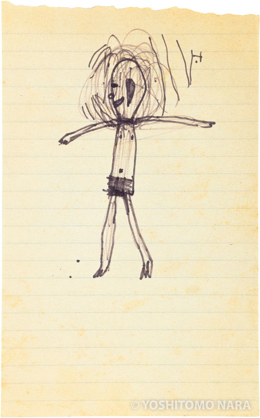 No.YNF734 - Untitled 1991 | YOSHITOMO NARA The Works - 奈良美智