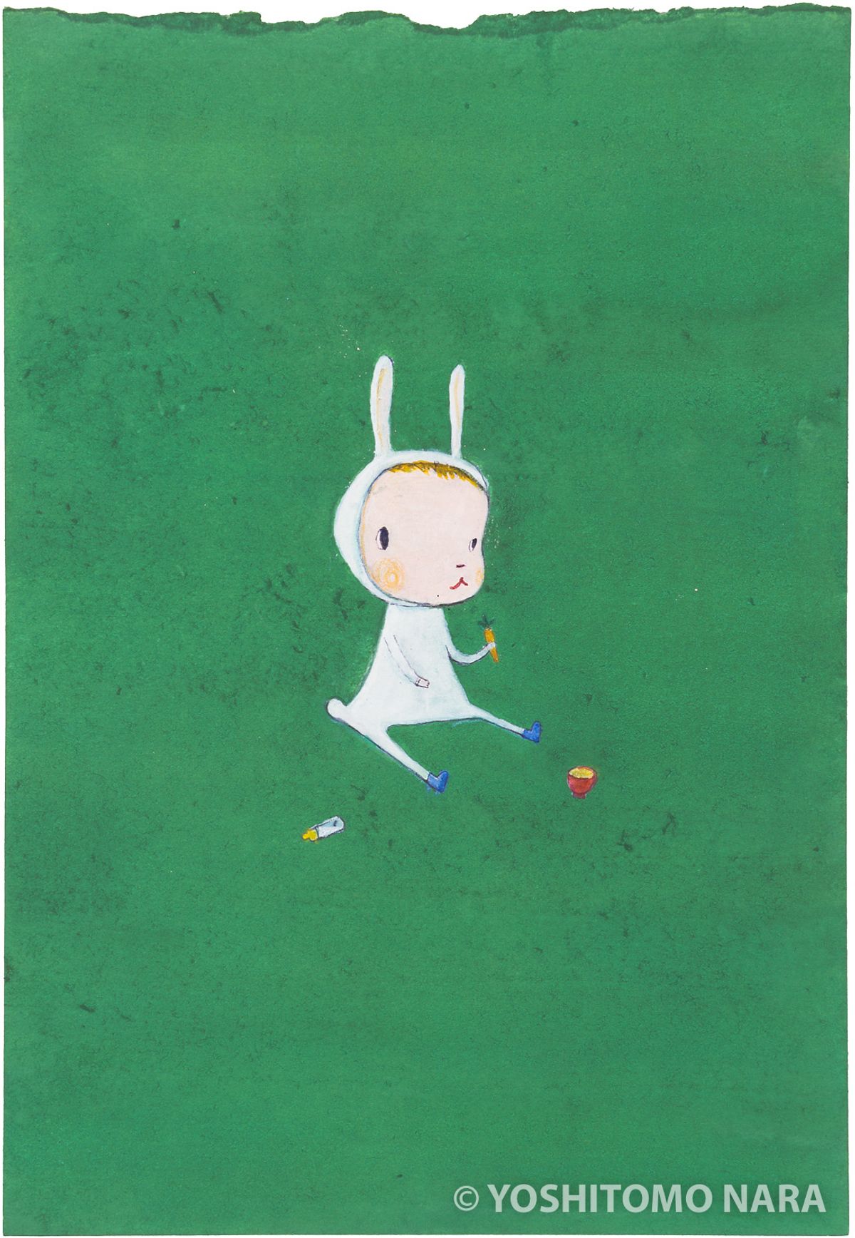 No.YNF1821 - Bunny in Green 1997 | YOSHITOMO NARA The Works - 奈良