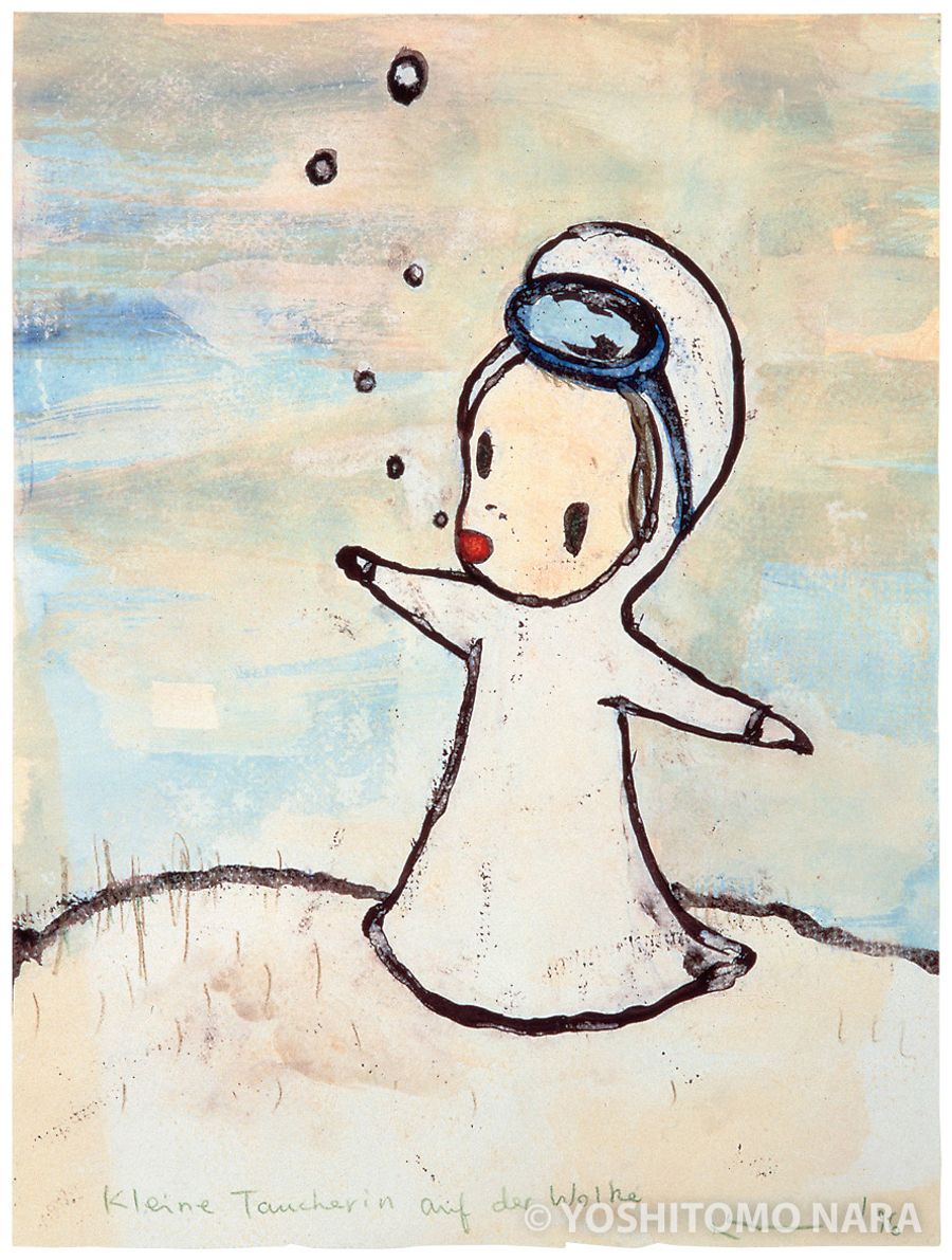 No.YNF1615 - Kleine Taucherin auf der Wolke 1996 | YOSHITOMO
