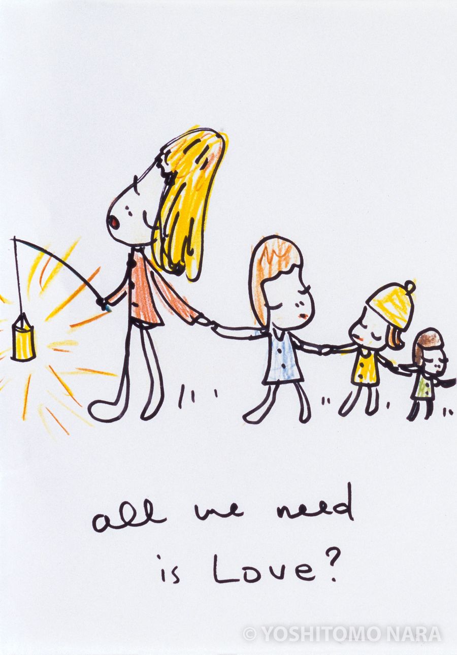 No.YNF1634 - Untitled 1996 | YOSHITOMO NARA The Works - 奈良美智