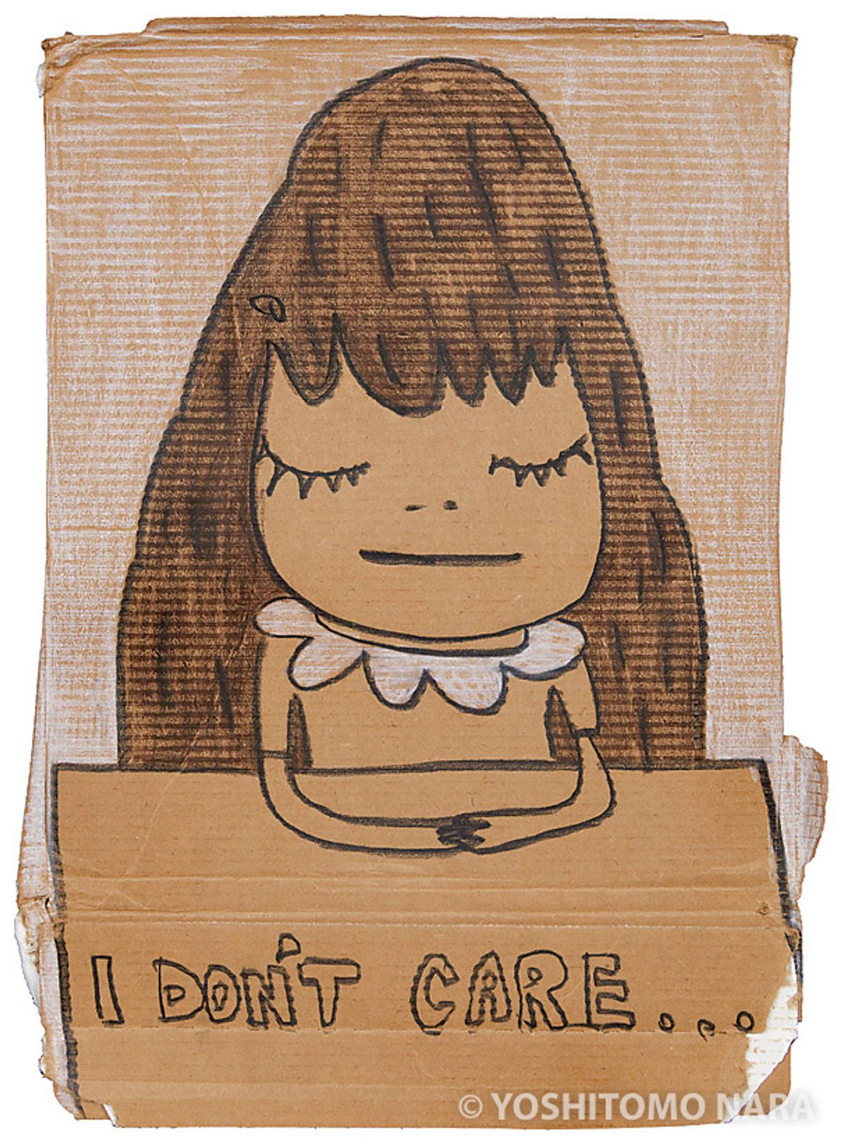 No.YNF5229 - I Don't Care 2010 | YOSHITOMO NARA The Works - 奈良