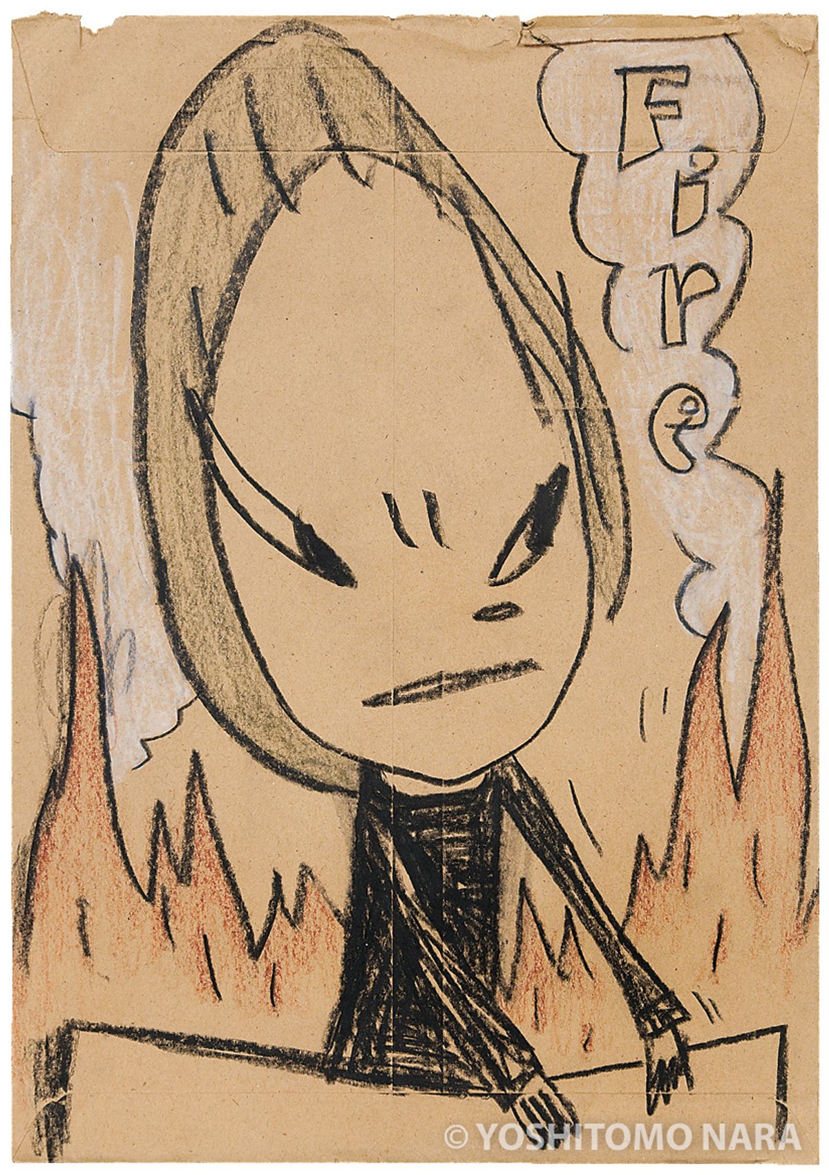 No.YNF5210 - Fire 2010 | YOSHITOMO NARA The Works