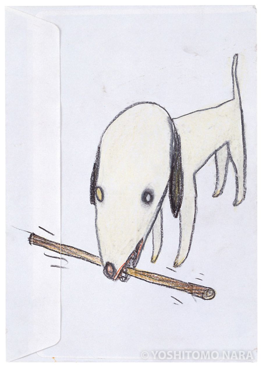 奈良美智　TVスコープ　untitled 奈良 美智 「Full Moon Night (In the floating world)より