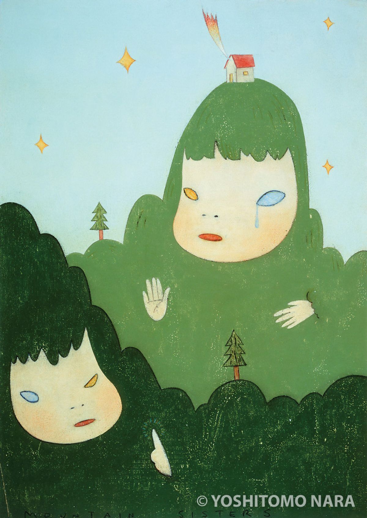 No.YNF3536 - Mountain Sisters 2003 | YOSHITOMO NARA The Works