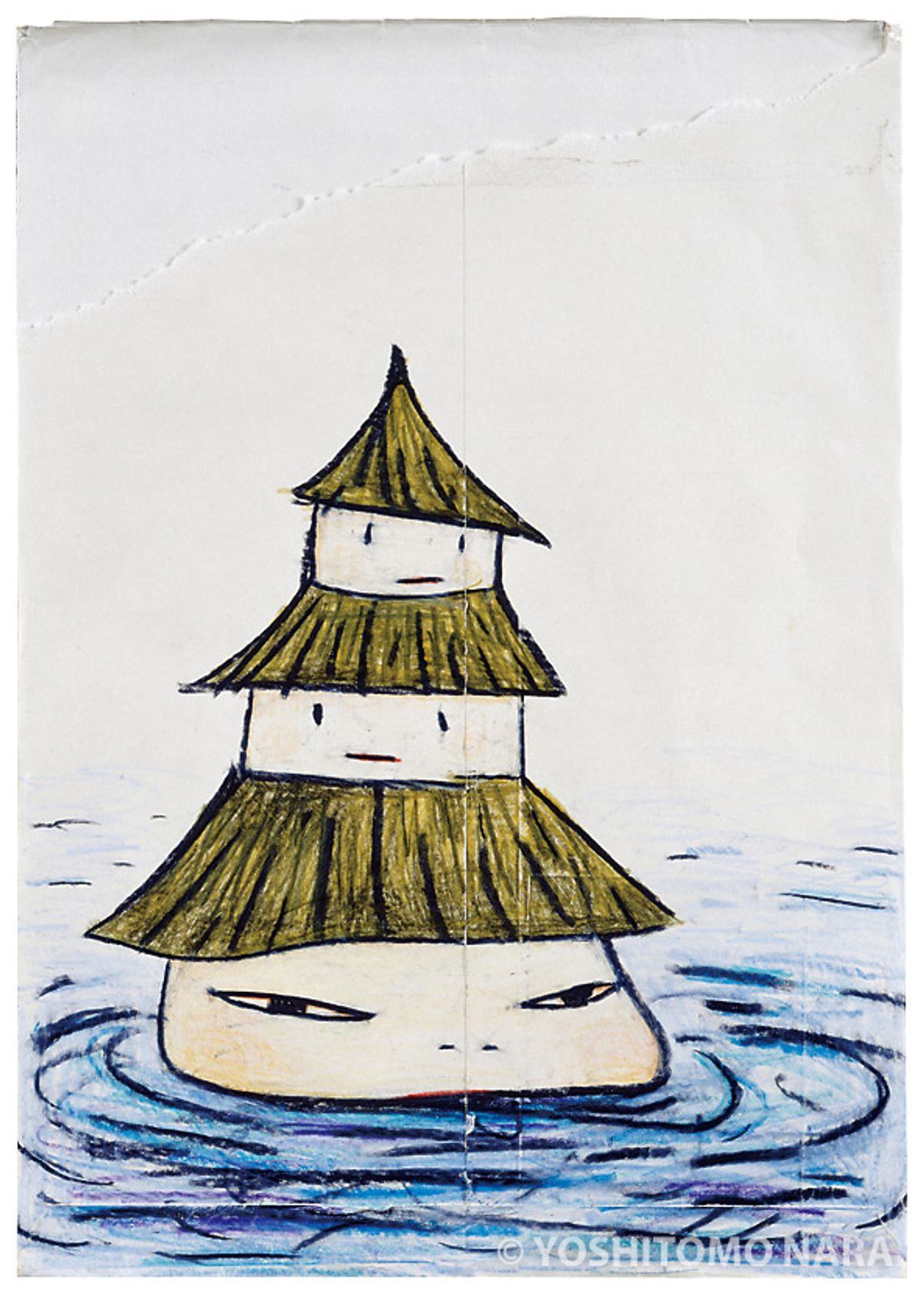 奈良美智のYoshitomo Nara Drawing File Yoshitomo Nara Print - Lone Star, 奈良美智, Digital Download