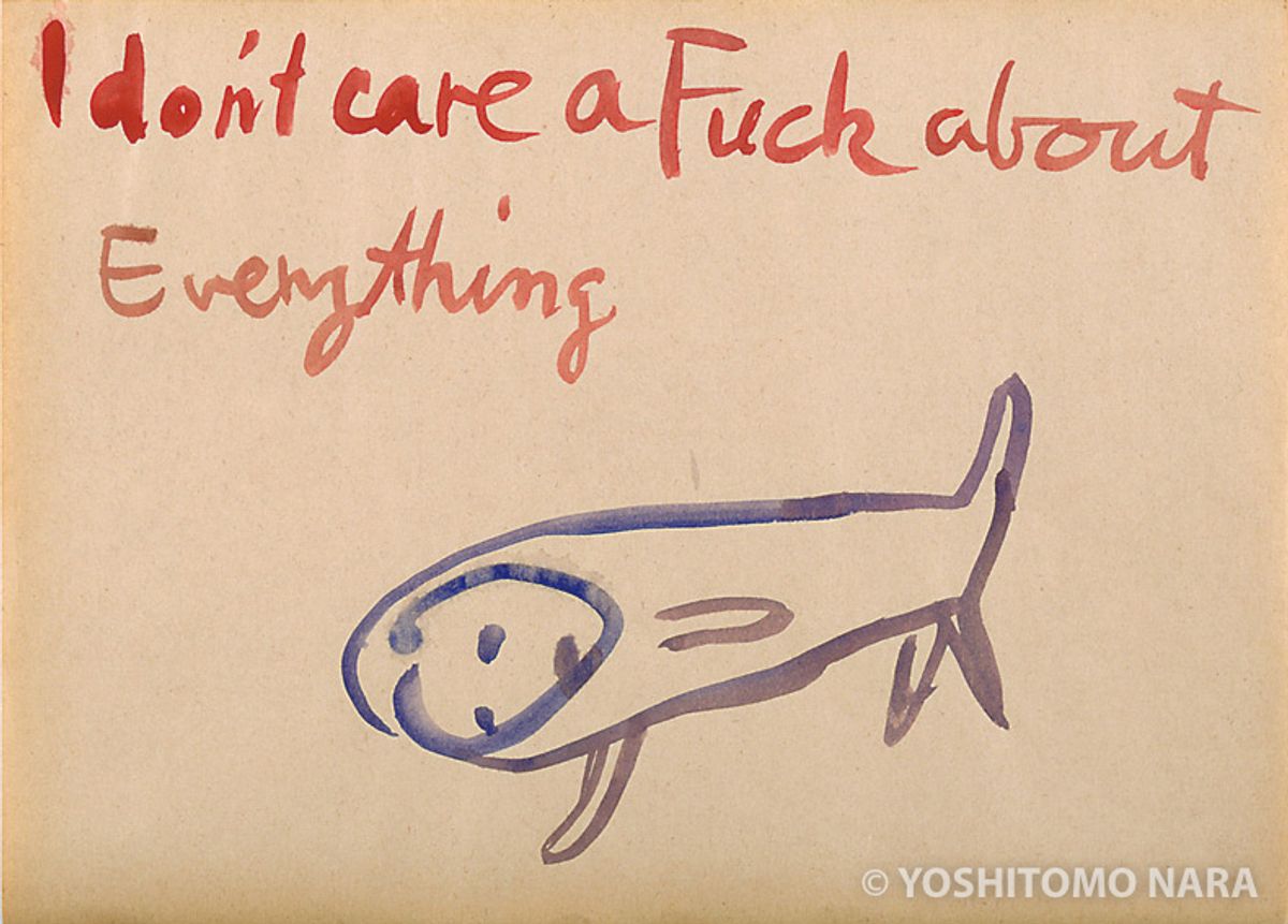 No.YNF352 - I Don't Care a Fuck about Everything 1989 | YOSHITOMO