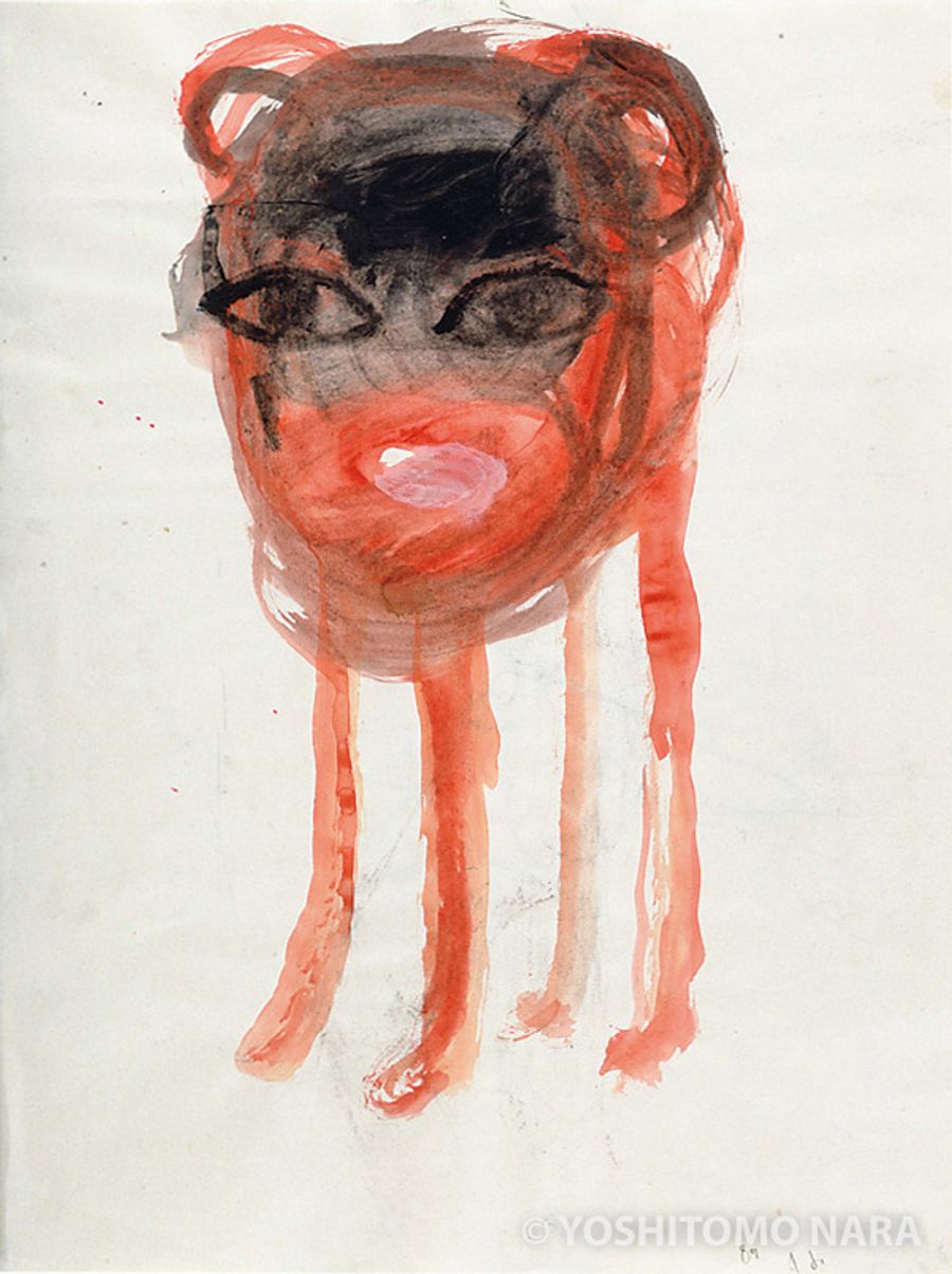 No.YNF361 - Untitled 1989 | YOSHITOMO NARA The Works - 奈良美智