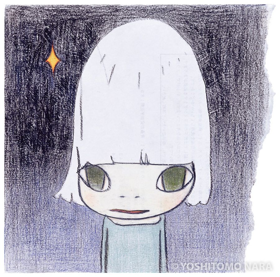 奈良美智 森ガール オレンジ 奈良美智 森ガール オレンジ 奈良美智 森