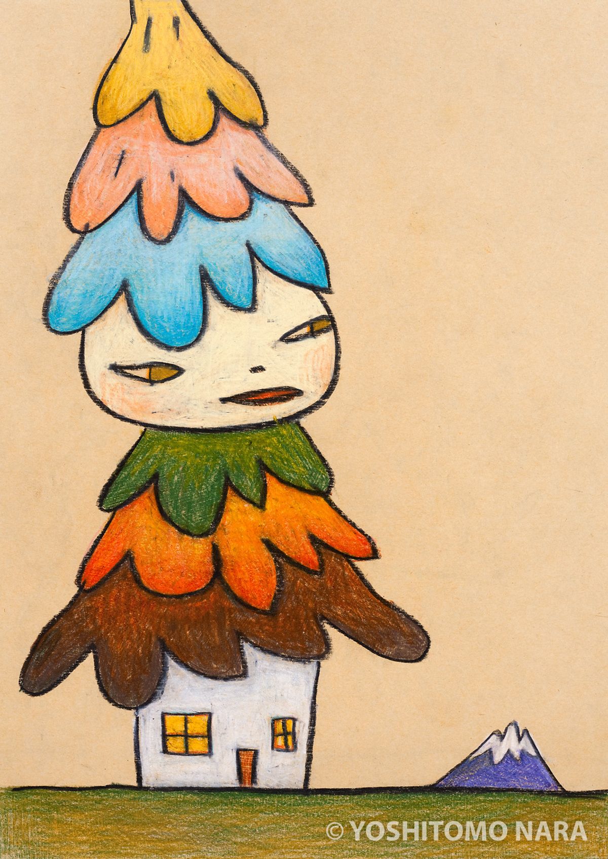 No.YNF5517 - きのこハウス 2011 | YOSHITOMO NARA The Works - 奈良