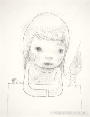 No.YNF6495 - Alone in the Wind 2018 | YOSHITOMO NARA The Works