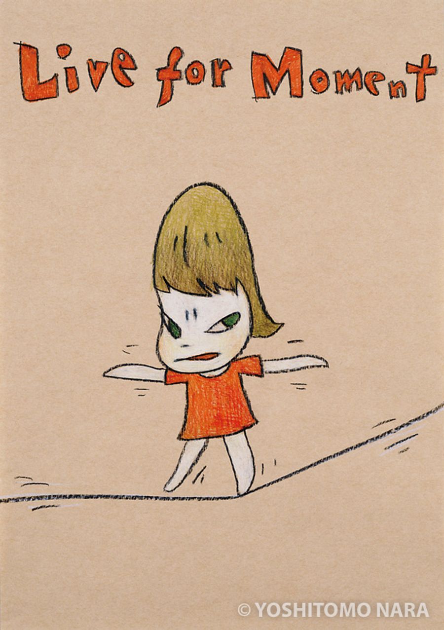 奈良美智 版画「Live for Moment」 4292.jpg