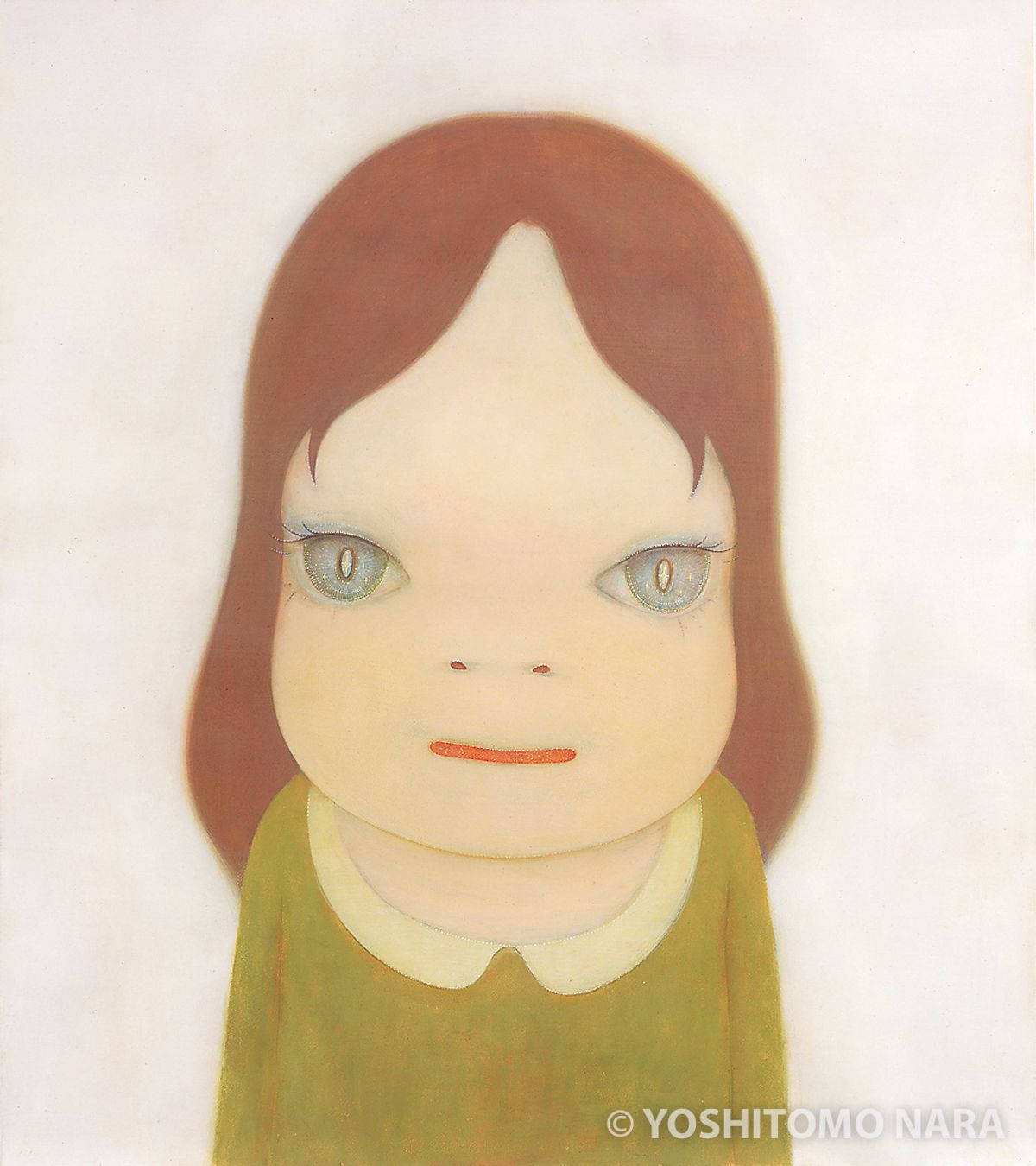 Yoshitomo Nara 緑シャツの少女 シルクスクリーン版画 Yoshitomo Nara: Green Mountain 22x30 Archival Quality Fine Art