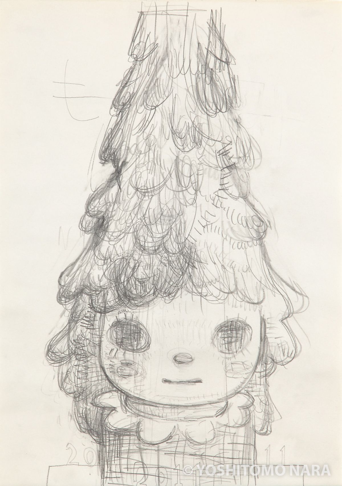 No.YNF5707 - 彫刻のためのエスキース 2011–2012 | YOSHITOMO NARA The