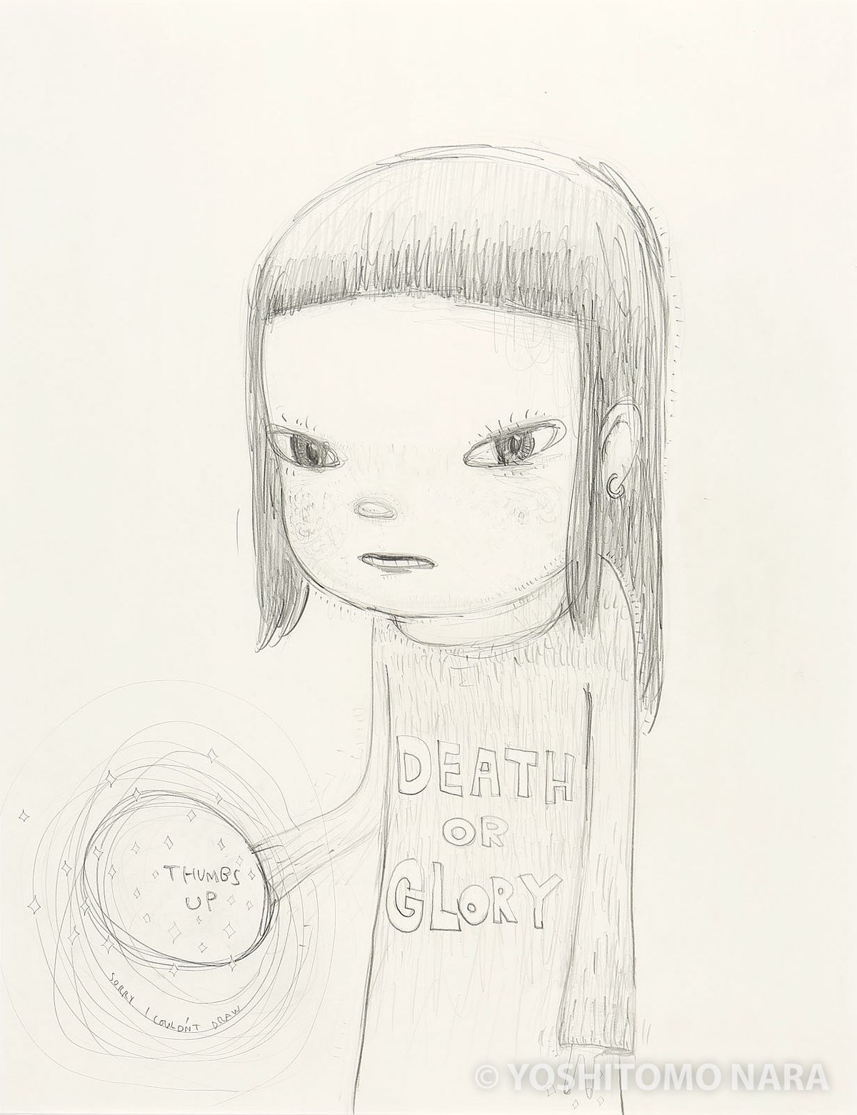 No.YNF6440 - Death or Glory 2017 | YOSHITOMO NARA The Works