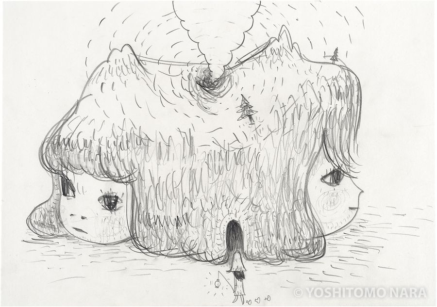 No.YNF6522 - アフンルパル—二つの顔 2018 | YOSHITOMO NARA The Works