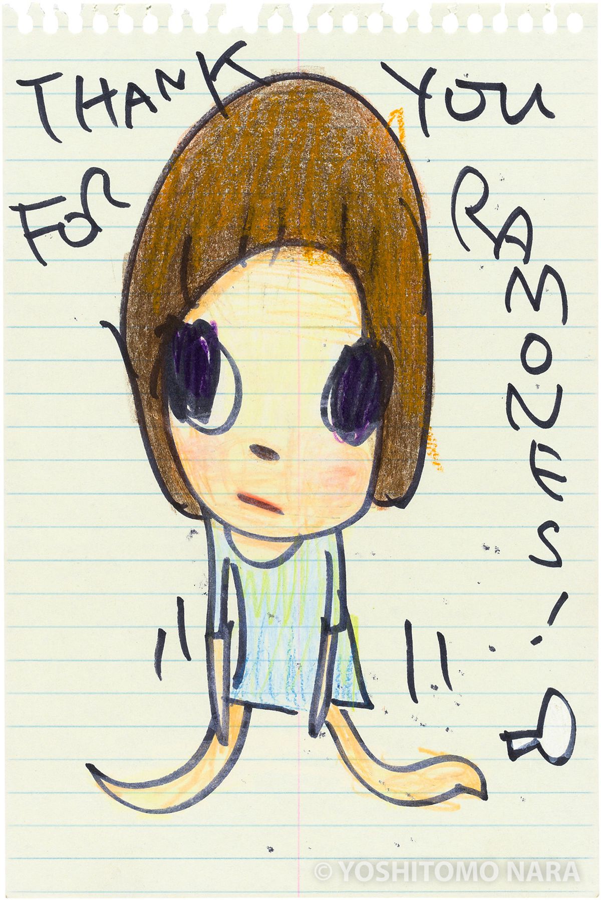 No.YNF6704 - Thank you for the Ramones 2019 | YOSHITOMO NARA