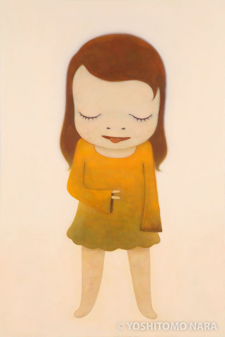 奈良美智　Jolie the Little Thinker B2ポスター No.YNF5468 - Jolie the Little Thinker 2011 | YOSHITOMO NARA The