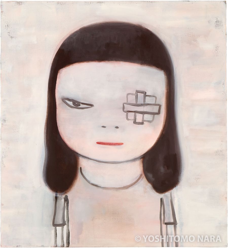 No.YNF6494 - Girl with Eyepatch 2018 | YOSHITOMO NARA The Works
