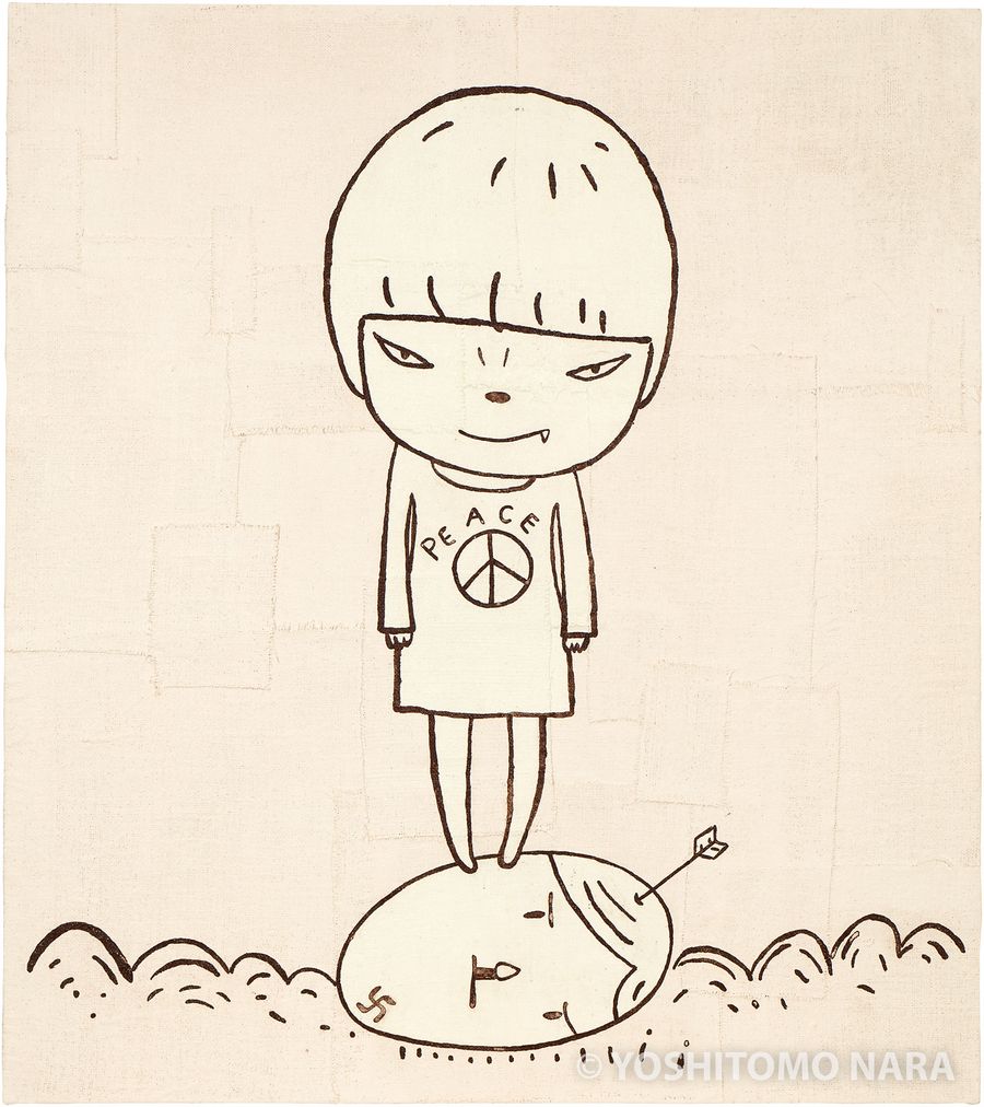 No.YNF6671 - Peace Girl 2019 | YOSHITOMO NARA The Works