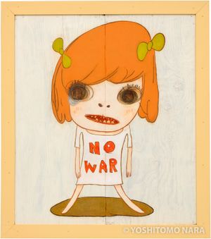 WAR！ NO Nara Yoshitomo No.YNF4727 Works The NARA YOSHITOMO | 2007 War Not Air Make - アート・デザイン・音楽