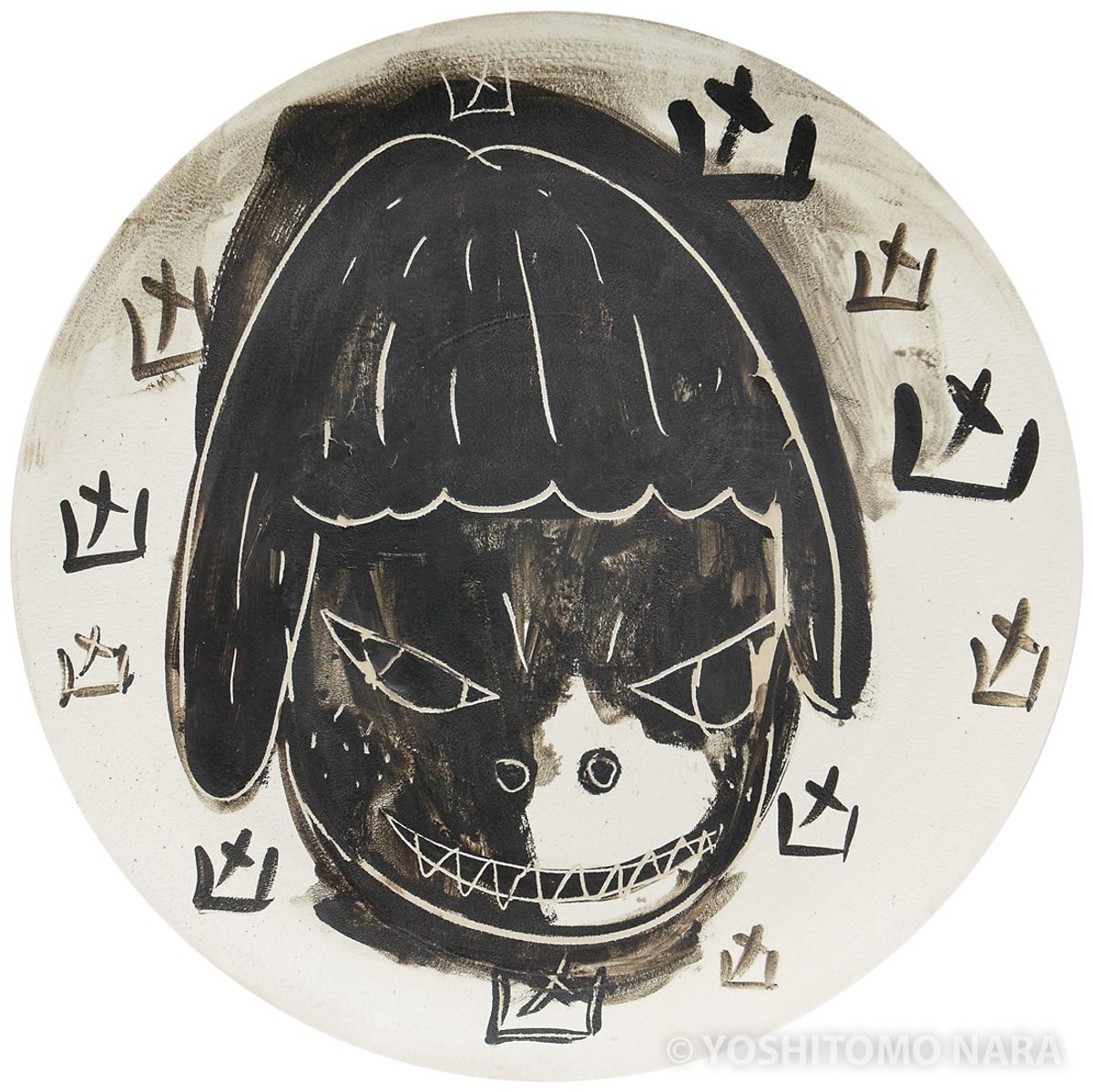 Plate by Yoshitomo Nara 奈良美智 皿 プレート 奈良美智 | プレート Let's Talk About 