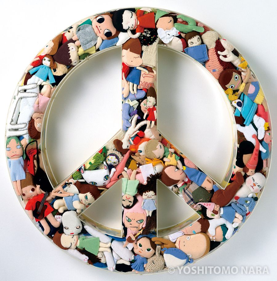 No.YNF3945 - Peace Mark 2004 | YOSHITOMO NARA The Works - 奈良美智