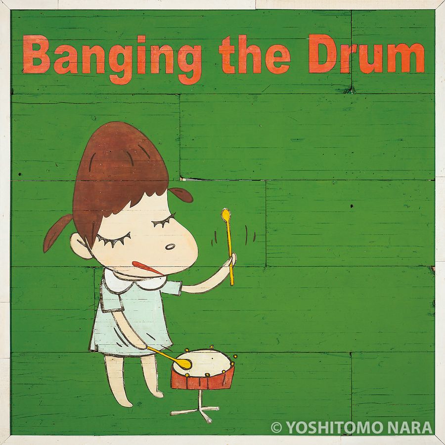 No.YNF4689 - Banging the Drum 2007 | YOSHITOMO NARA The Works