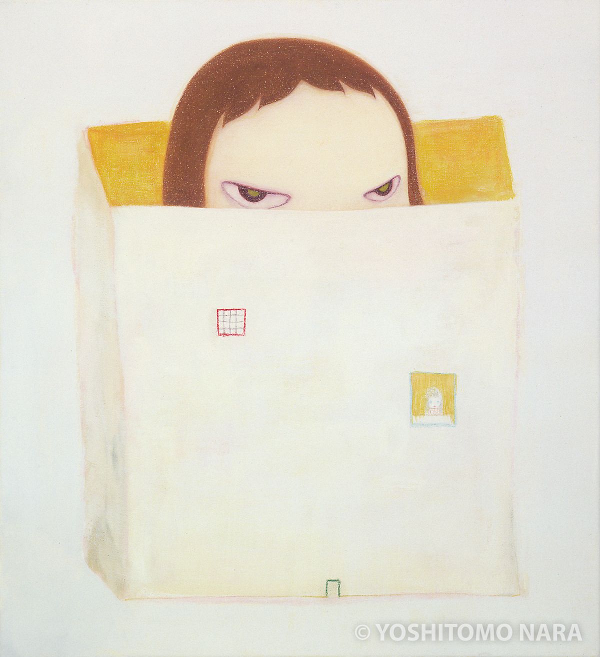 No.YNF3814 - Living in the Box 2004 | YOSHITOMO NARA The