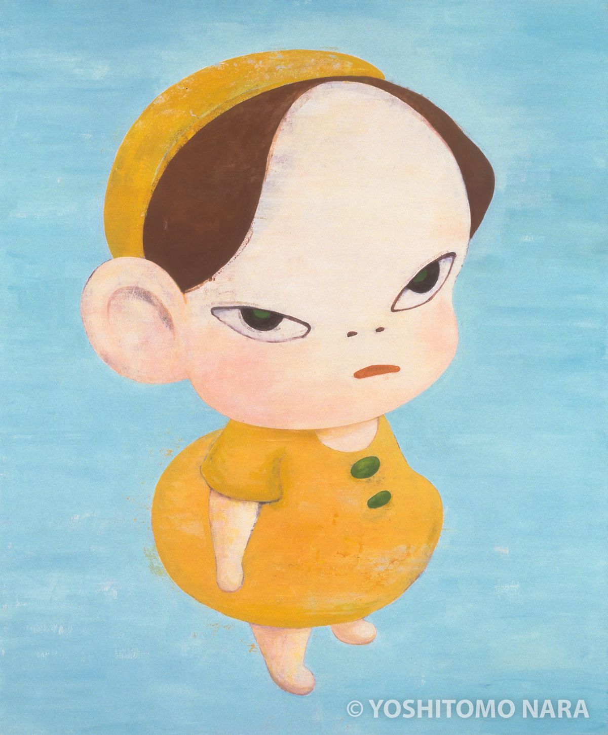 No.YNF1103 - Yellow in Blue 1994 | YOSHITOMO NARA The Works