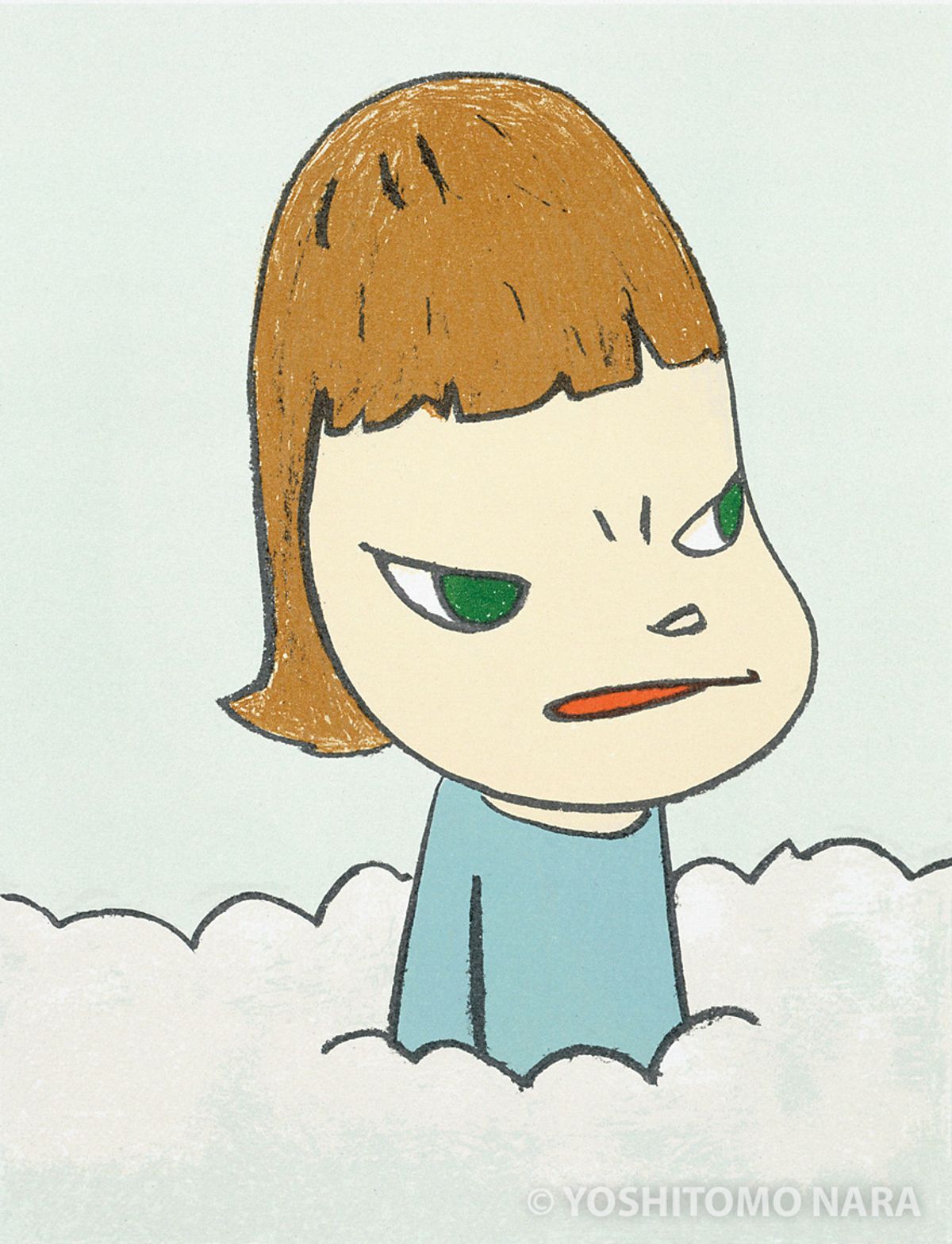 「最安値」奈良美智 版画 【In The Cloud】 最安値」奈良美智 版画 【In The Cloud】 Yoshitomo Nara 奈良美智| In