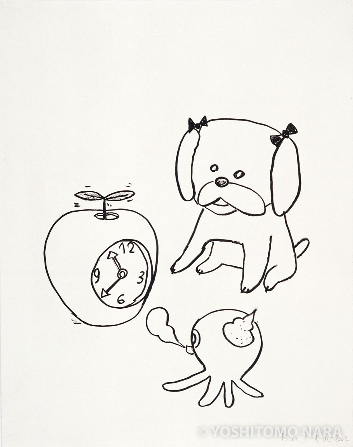 奈良美智　版画　Time Goes On Time Goes OnTime Goes On|奈良美智Yoshitomo Nara