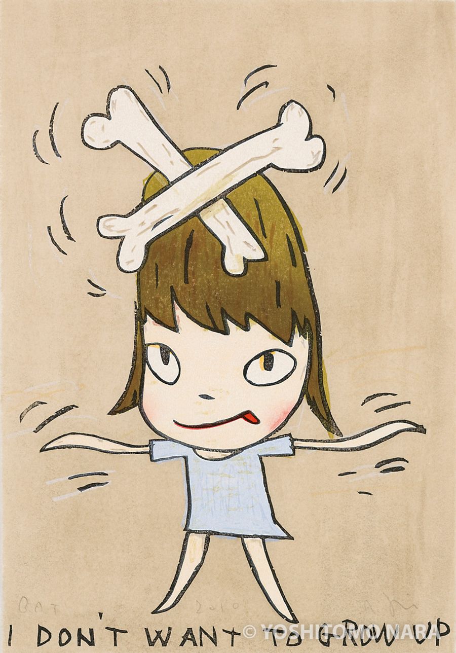 No.YNF5455 - I Don't Want to Grow Up 2010 | YOSHITOMO NARA The
