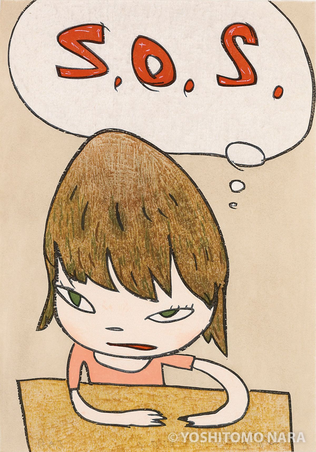 No.YNF5460 - S.O.S. 2010 | YOSHITOMO NARA The Works - 奈良
