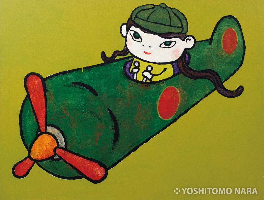 奈良美智 No.YNF936 - A Little Kamikaze 1993 | YOSHITOMO NARA The